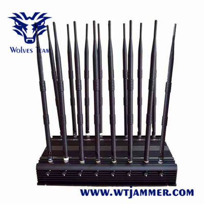 18 Antennas 60M All In One GPS WiFi Mobile Phone Signal Jammer