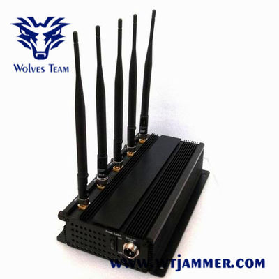 Powerful 11W 40m CDMA GSM Cell Phone And Wifi Jammer