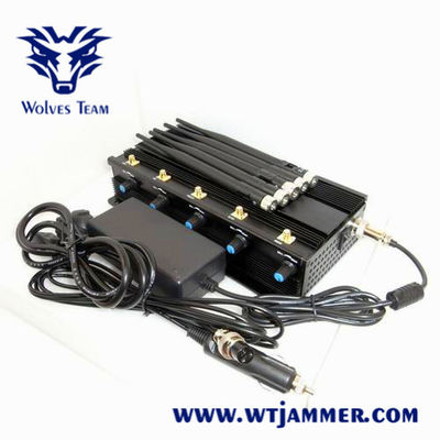 Powerful 11W 40m CDMA GSM Cell Phone And Wifi Jammer