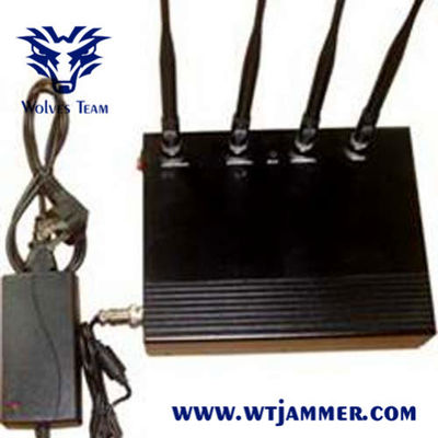 25 Meters 5 Bands Cell Phone Signal Jammer For Hospital
