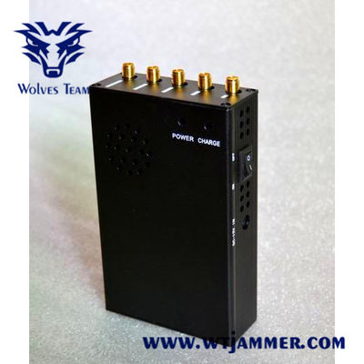 Handheld 20 Meters 3W Cell Phone Jamming Device