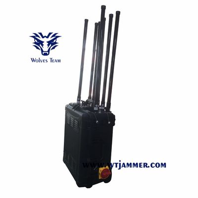 Vehicle Bomb Jammer RF WIFI Cell Phone Signal Jammer With DDS Convoy Jamming System