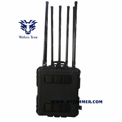 Vehicle Bomb Jammer RF WIFI Cell Phone Signal Jammer With DDS Convoy Jamming System