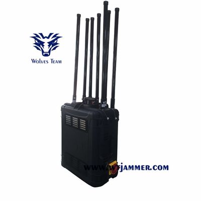 Vehicle Bomb Jammer RF WIFI Cell Phone Signal Jammer With DDS Convoy Jamming System