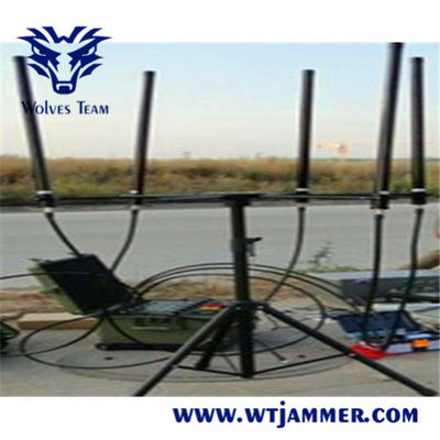 6 Bands Military 1500 Meters 300W IED Bomb Jammer