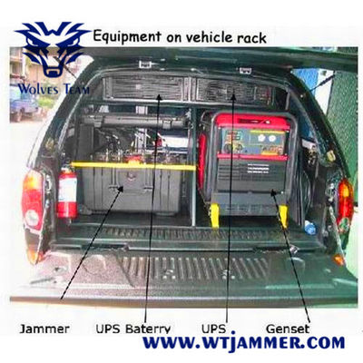 CE FCC 20 - 6000MHz 800 Meters 500W IED Bomb Jammer