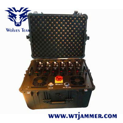 Trolley Type Case 12 Bands RF Military Gps Jammer