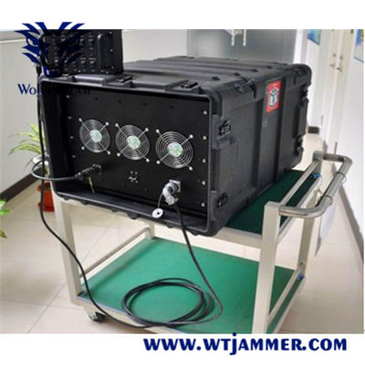 Trolley Type Case 12 Bands RF Military Gps Jammer