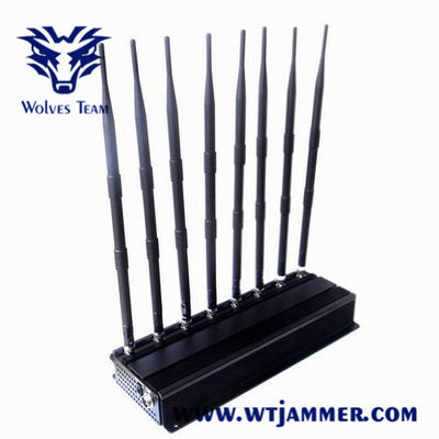 8 Bands 3G 4G 40m 18W Remote Control Jammer