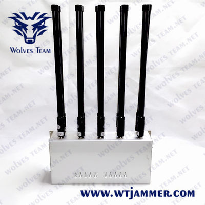 Full Frequency 8 Bands Wirelss 18W Mobile Phone Jammer