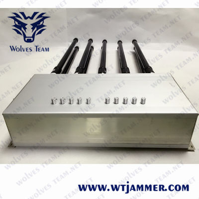 Full Frequency 8 Bands Wirelss 18W Mobile Phone Jammer