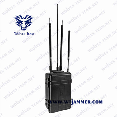 UHF VHF350MHz Walky -Talky 800W Vehicle Signal Jammer