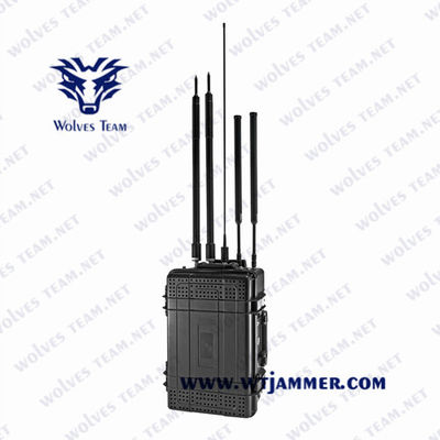 UHF VHF350MHz Walky -Talky 800W Vehicle Signal Jammer