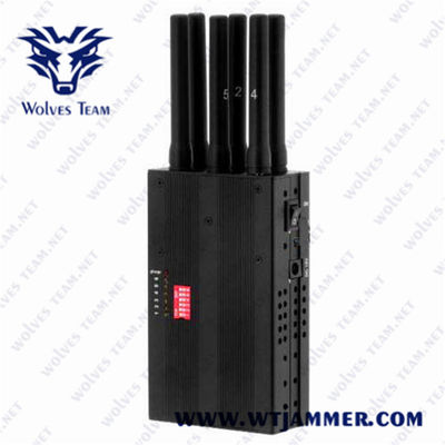 Portable 6 Bands 15M Handheld GPS Jammer