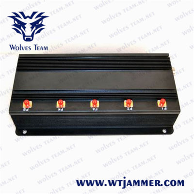 25 Meters 2.4G  4.9G 5.0G  5w Wifi Signal Jammer Device