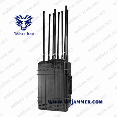 500m 300W Wifi GPS Cell Phone Portable Signal Jammer