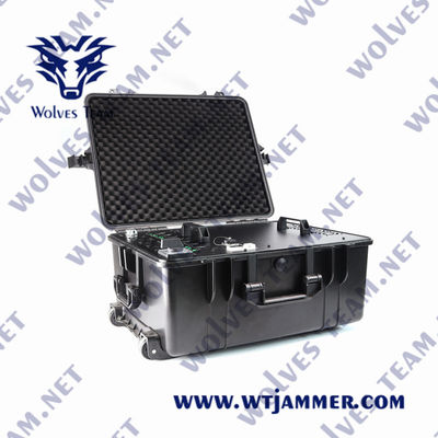 WIFI5.8G GPS 2500m 600W Outdoor Signal Jammer For Uav