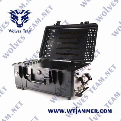 WIFI5.8G GPS 2500m 600W Outdoor Signal Jammer For Uav
