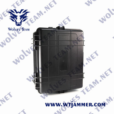 Adjustable 500m 1200W Outdoor Signal Jammer For Military Units