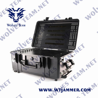 Adjustable 500m 1200W Outdoor Signal Jammer For Military Units