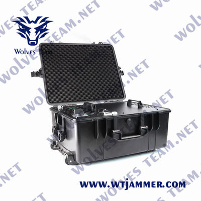 Adjustable 500m 1200W Outdoor Signal Jammer For Military Units