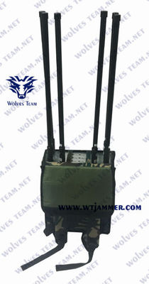 40W 50m GSM DCS 3G 4GLTE Backpack Signal Jammer