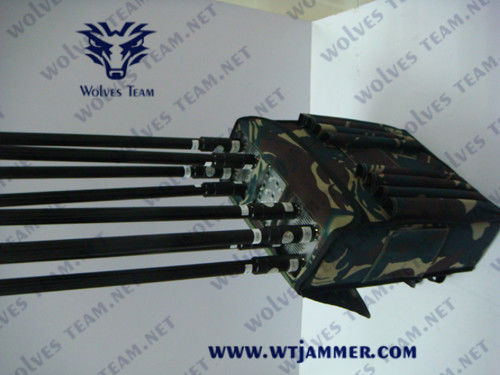 Portable 8 Antennas 4gwimax Backpack Signal Jammer