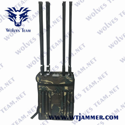 Backpack Ied GSM WiFi 2.4G 3G 4G 40w GPS Frequency Jammer
