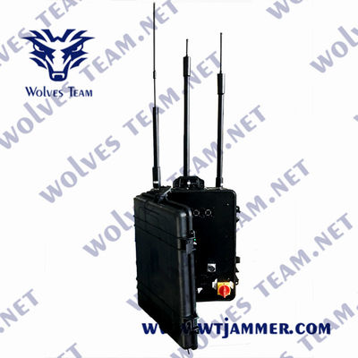 WIFI5.8G GPS High Power Cell Phone Signal Jammer Drone Uav Signal Prison Waterproof Outdoor Jammer