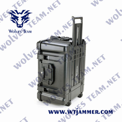 WIFI5.8G GPS High Power Cell Phone Signal Jammer Drone Uav Signal Prison Waterproof Outdoor Jammer