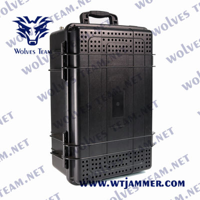 Military 12 Bands Full Frequency Waterproof Outdoor Jammer All Cell Phone Signal Jammer