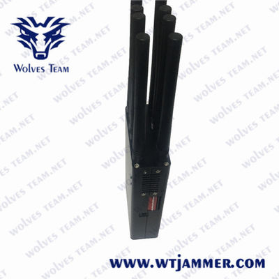 8 antennas GPS UHF VHF 3G 4G 5G Handheld Signal Jammer