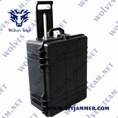 Portable WiFi/Bluetooth2.4g 5.8g 3G 4G Mobile Phone Signal Jammer Jamming Range up to 1Km