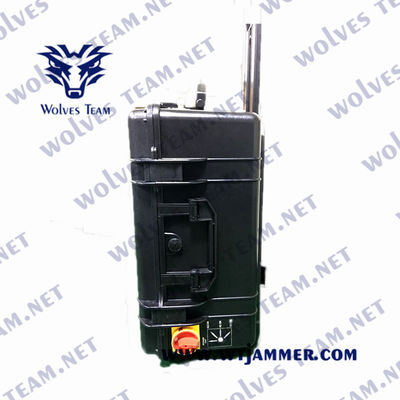 GSM/ 3G/ 4G Cell Phone Signal Jammer Blocker Wi-Fi Bluetooth 2.4G/5.8g GPS Multi Bands