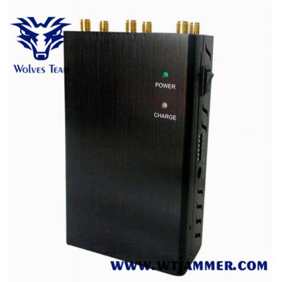 Remote Control 12W GPS L1/L2/L5 Lojack Mobile Phone Jammer