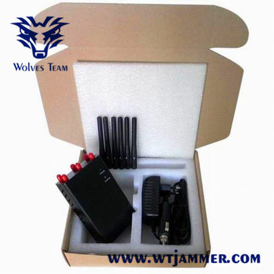 Remote Control 12W GPS L1/L2/L5 Lojack Mobile Phone Jammer