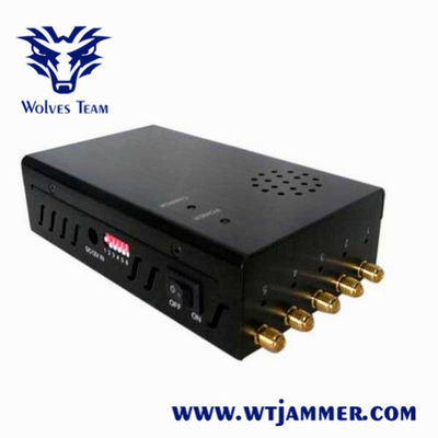 Handheld 12W CDMA GSM 3G 4G 5G WiFi Lojack Signal Jammer