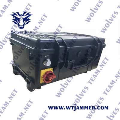 Military High Power Full Frequency All Cell Phone Jammer Customize Frequency Signal Waterproof Outdoor Jammer