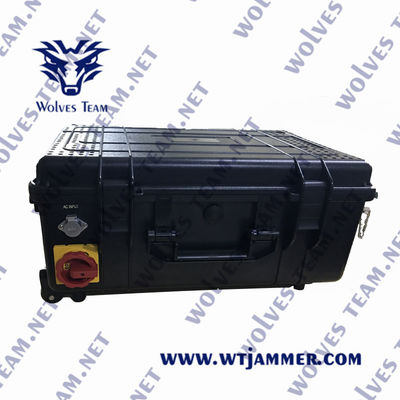 Military High Power Full Frequency All Cell Phone Jammer Customize Frequency Signal Waterproof Outdoor Jammer
