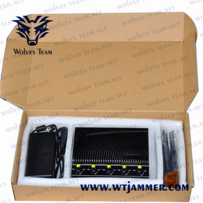 Handheld 40m 12w wifi blocker jammer for Hospital