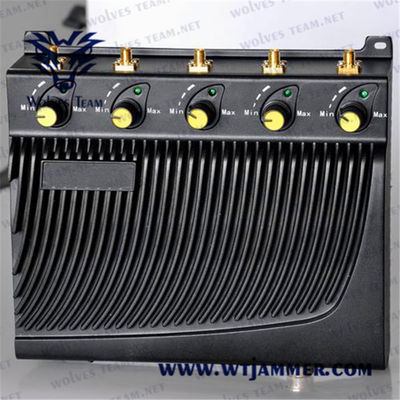 Handheld 40m 12w wifi blocker jammer for Hospital