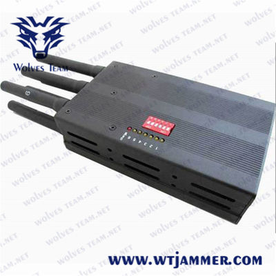 15M Mobile Phone 3W 3G Signal Jammer For Conference Center