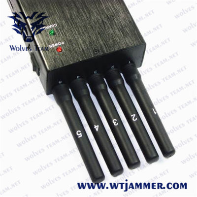 Lightweight 5 Antenna  15m 1.5W Portable Gps Jammer