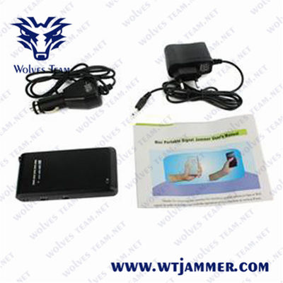 Handheld GSM DCS PHS 3G Portable Signal Jammer For Hospital