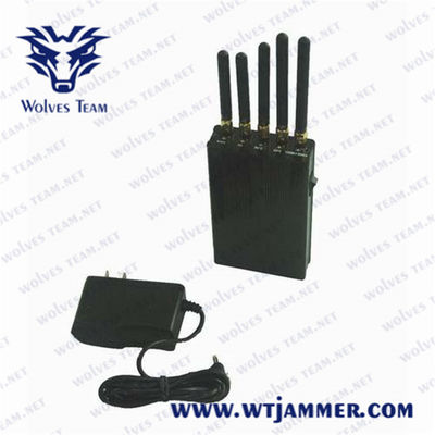 8 Meters GPS  WiFi 5 Antenna Portable Signal Jammer