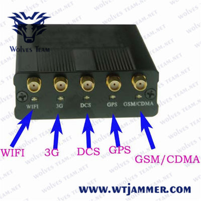 8 Meters GPS  WiFi 5 Antenna Portable Signal Jammer