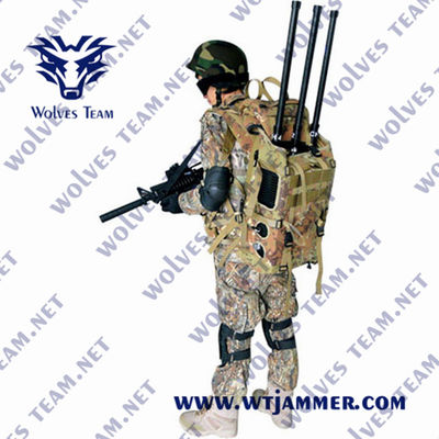 5 Channels 90W GPS WIFI5.8G Backpack Signal Jammer