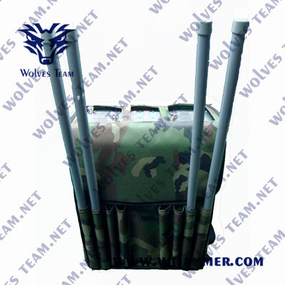 80 Watt High Power EOD Backpack 4G 5G Cell Phone Signal Jammer Manpack RF Jammer