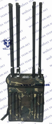 High Power 90 watt 2000m GPS WIFI5.8G Backpack UAV Jammer
