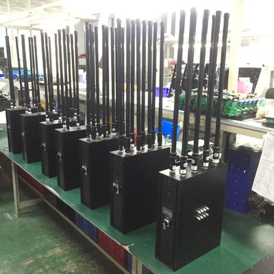 2000M Durable High Power GPS WIFI5.8G Drone Signal Jammer Waterproof Backpack UAV Jammer